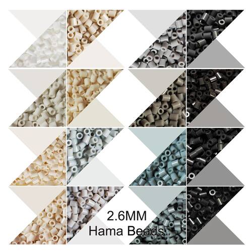 2.6mm Mini Beads 1000PCS Black Colors Perler Beads Pixel Art
