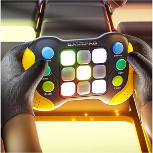 Electronic Pop Quick Push Gamepad consoles toys Chases RGB L