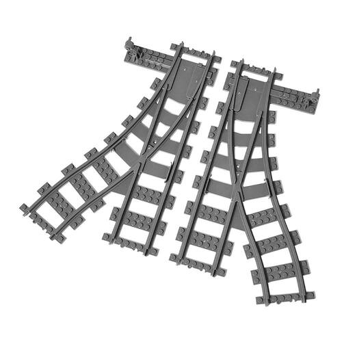 City Trains Flexible Tracks Forked Straight Curved Soft Rail