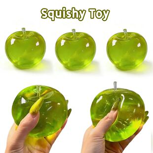 2026Hot Green Apple Squeeze Toys Relieve Stress and Vent Ang