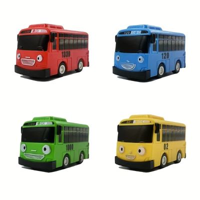 Mini Bus Cars Toy Pull-Back Motor Vehicle Ride Car Toys for