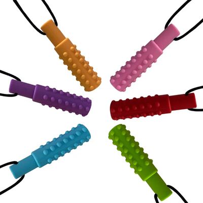 1 Pack Sensory Chewable Necklace Brick Chewy Kids Silicone