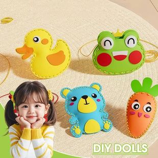 Cute Thread DIY Rope Fruit Animal Kits Toy Sewing Children