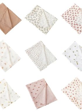 Baby Swaddling Blanket Gauze Cotton Blanket Crib Sheet for I