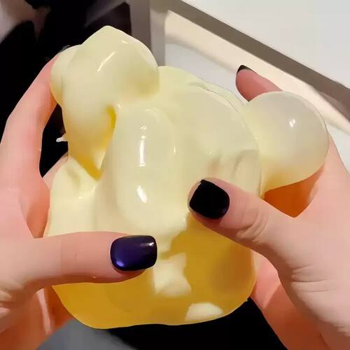 Cheese Cream Squishy Ball Flour Filling Handmade Slow Reboun