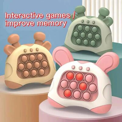 Pop it Quick Push Game Machine Fidget Kids Games Toys Sensor