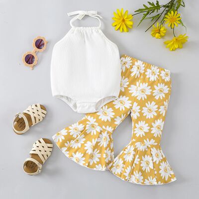 Fashion 2pcs Clothes Outfits For Baby Girl Summer Outfits Ro