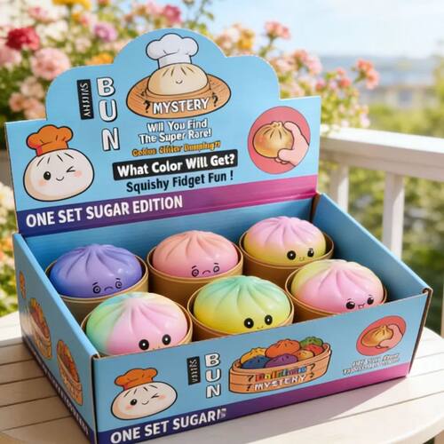 Dumpling Pressure Dumpling Squishies Cute Colorful Bun Toy S