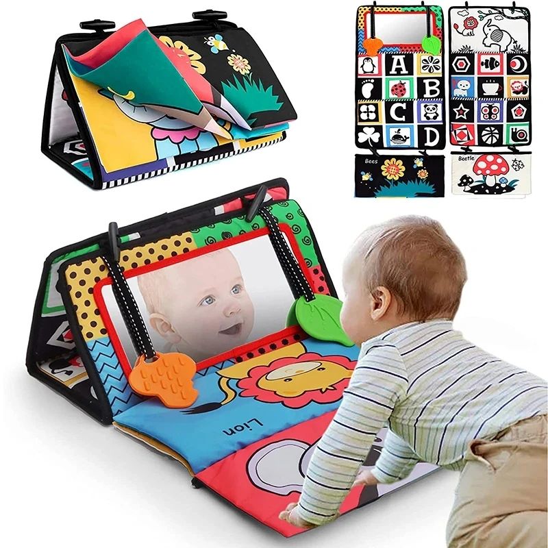 Black And White Baby Mirror Tummy Time Toys For Babies Monte