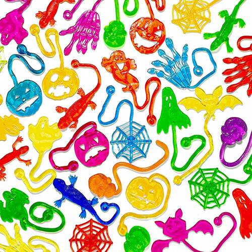 10/20/30/50PCS Halloween Sticky Hands Bulk Stress Relief Str