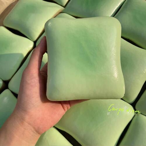 Sticky Cube Slow?Rising Squishy Toy, PU Ultra?Wet Soft Tacky