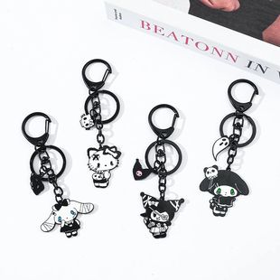 Anime Cartoon Figure Keychain, HelloKitty, Melody, Kuromi, C
