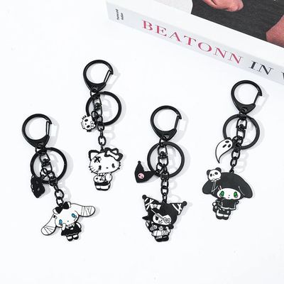 Anime Cartoon Figure Keychain, HelloKitty, Melody, Kuromi, C