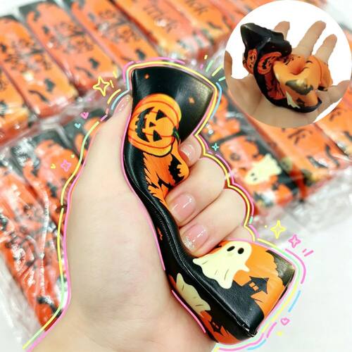 Halloween Trick Or Treat Squishy Fidget Toy Pumpkin Ghost TP