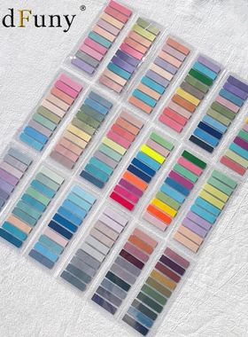 KindFuny Set Transparent Sticky Note Self-Adhesive BookMarke