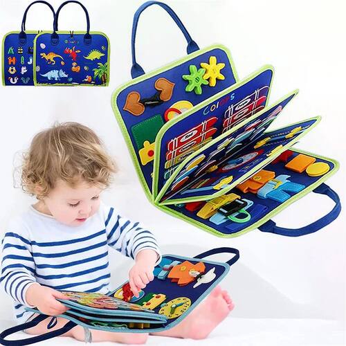 Busy Board Montessori Toys Toddlers Sensory Suitcases Toy Pr