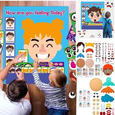 Emotions Change Felt Board Story Early Learning Supplies DIY