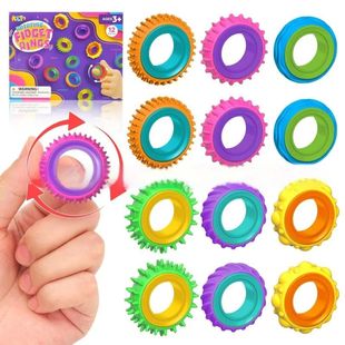 New Fidget Toys Children's Silicone Sensory Ring Silicone De