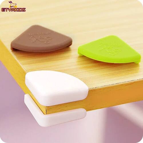 4Pcs/set Silicone Table Corner Protector Pad for Kids Toddle