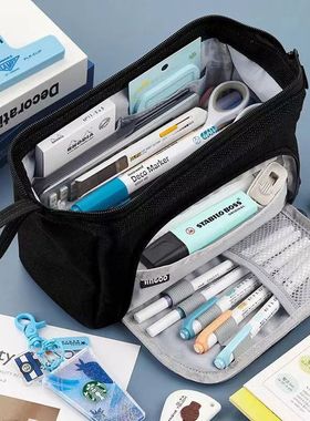 New Kawaii Pencil Case Large Capacity Cosmetic Bag Cute Pouc