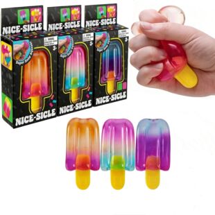 Fidget Squishy Toys Popsicle Squeeze Funny Gradient Color Su
