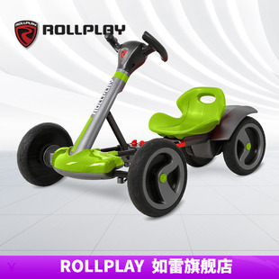 美国rollplay如雷儿童卡丁车电动车四轮折叠可坐人宝宝玩具车礼物
