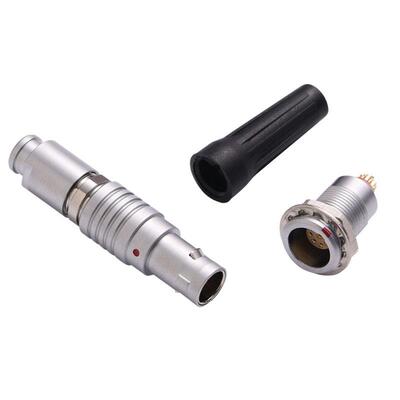 连接器航空插头0B1B2B推拉自锁连接器FGG插头EGG插座工业公母对接