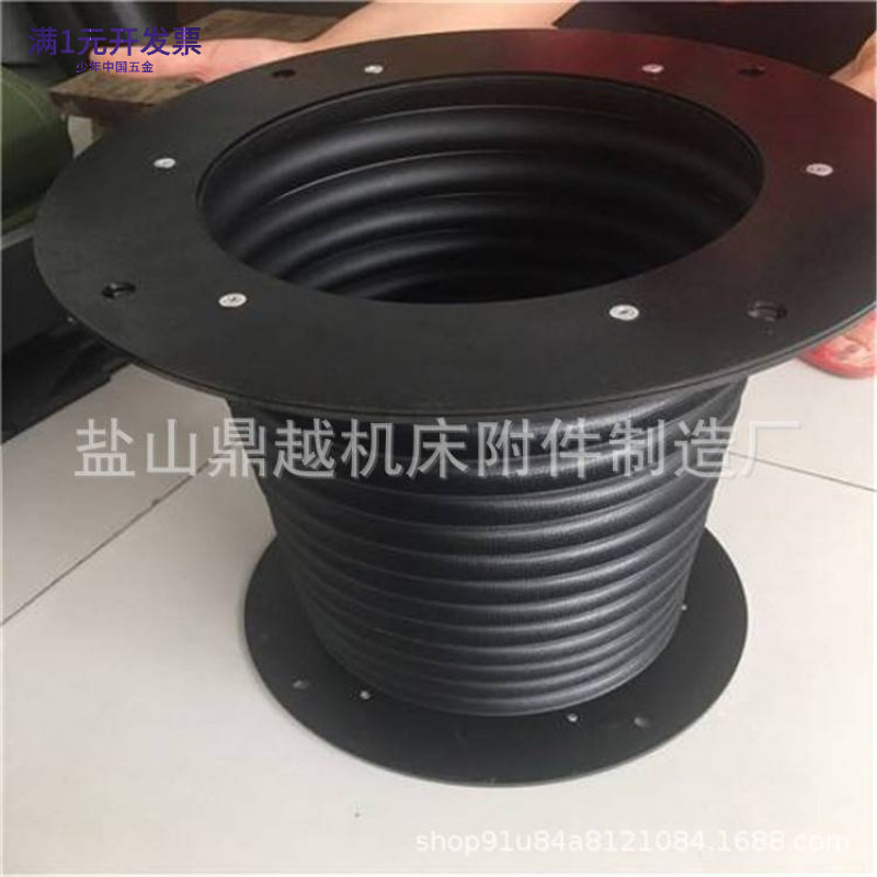 气缸活塞杆防尘罩法兰盘液压油缸