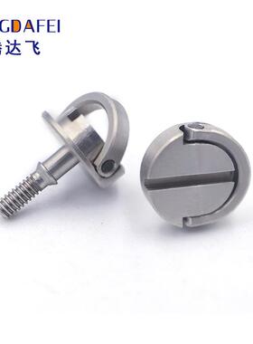 M5M6显示器快拆螺丝不锈钢圆头手拧吊环云台三角架底座M2M3螺丝钉