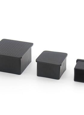 19~100mm方管套橡胶保护套塑料脚垫pvc管塞方管外套塑料帽塑料管