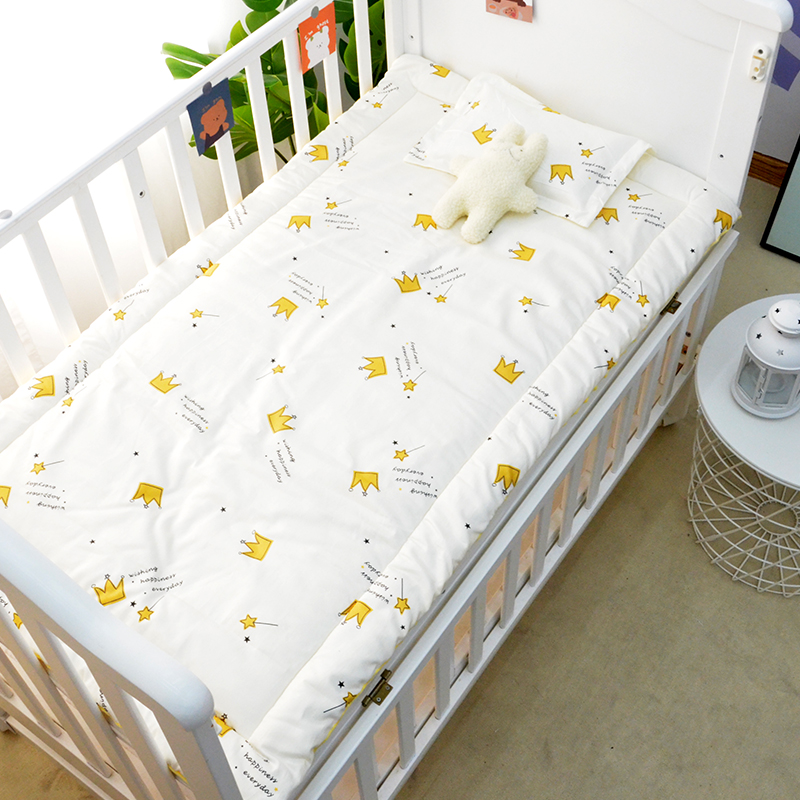 咦呀虎婴儿褥子软糯睡垫推车垫子