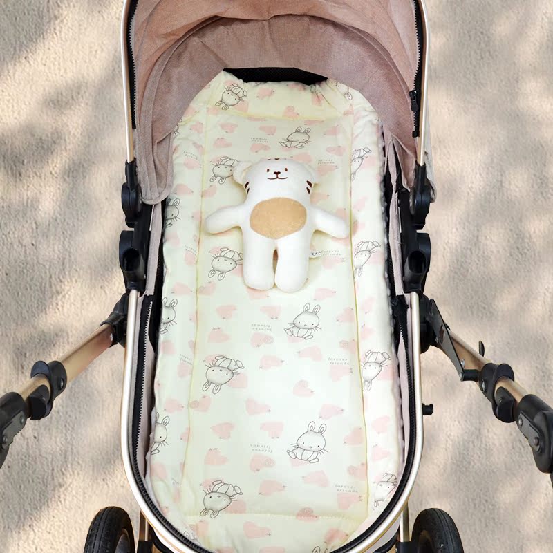 婴儿车垫子推车躺垫推车垫防蚊帐