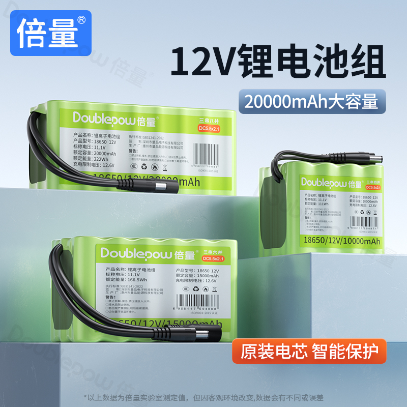 12v大容量拉杆洗车机锂电池组