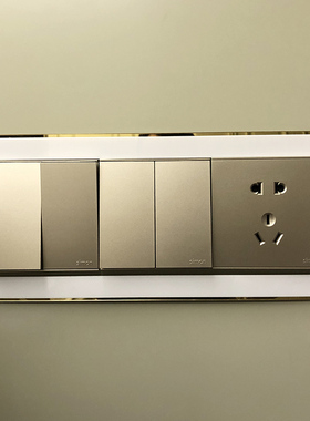 轻奢风亚克力开关电源套高级装饰简约防脏86免粘贴遮丑开关装饰套