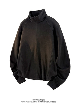 【NO LOGO PLUS】秋季款男士保暖德绒打底衫半高领修身半拉链上衣