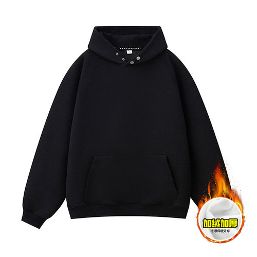 男士秋冬装美式高街连帽卫衣外套