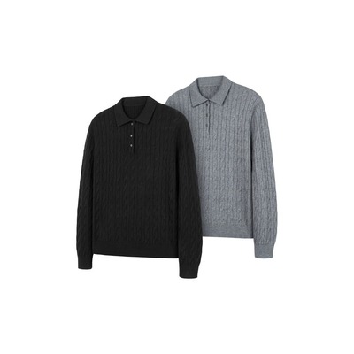 针织衫套头休闲舒适毛衣男上衣