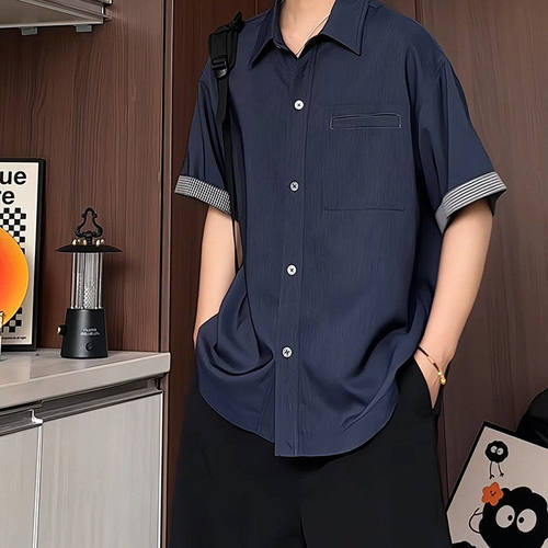 NOLOGOPLUS26SS男士短袖衬衫