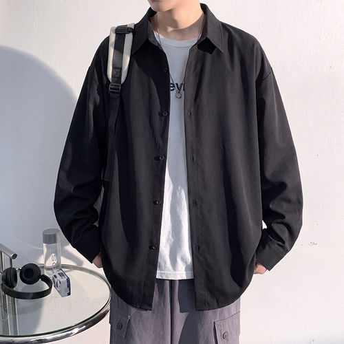 【NOLOGOPLUS】男士长袖衬衫