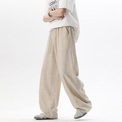 【NOLOGOPLUS】男士休闲弯刀裤