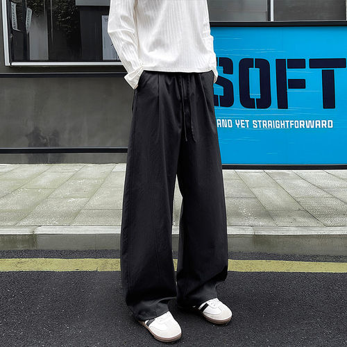 NOLOGOPLUS男士宽松休闲裤子