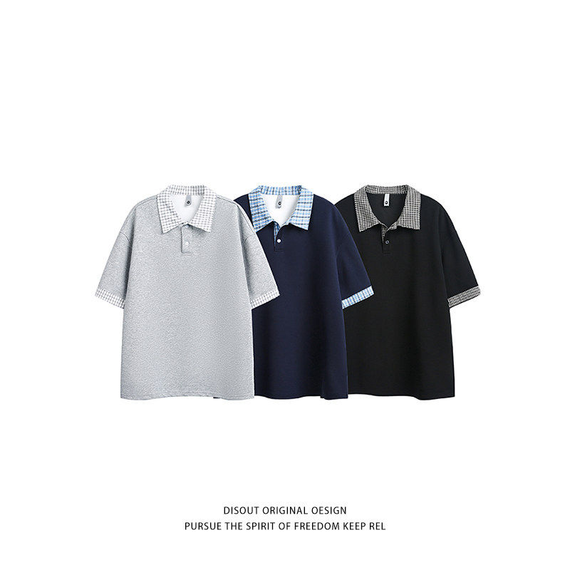 NOLOGOPLUS男士polo领短袖T恤图片