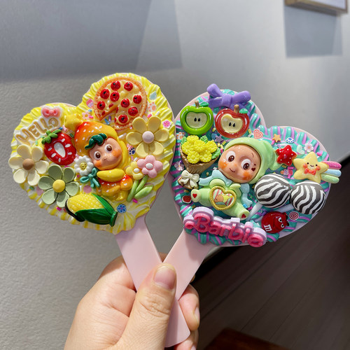 星星人奶油胶镜子材料包diy