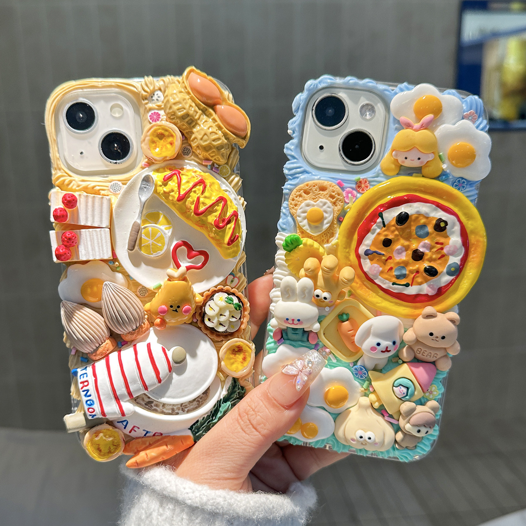 立体食玩奶油胶手机壳材料包可爱蛋挞披萨自制diy创意手工礼物女,饰品/流行首饰/时尚饰品新,其他DIY饰品配件,淘宝优惠券,粉丝福利购,淘宝优惠卷