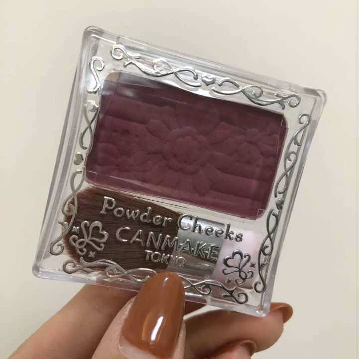 ÈÕ±¾CANMAKE¾®ÌﵥɫÈùºìÑÆ¹â»¨¶ä»¨°êµñ¿ÌPW38÷×ÓÉ«´øË¢×Ó