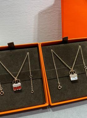 V金包金贝母包包项炼高级女生超闪轻奢18K质感气质小红书热卖