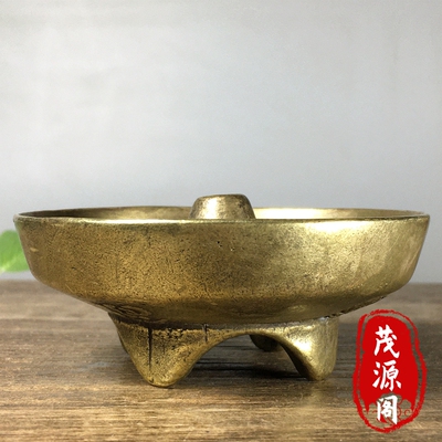 复古纯铜八宝油灯家用供佛灯酥油灯老式莲花长明灯老油灯摆件收藏