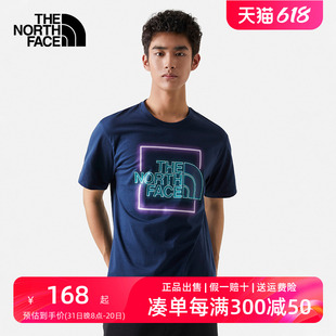 上新81N6 TheNorthFace北面短袖 T恤男春夏户外运动柔软舒适棉半袖