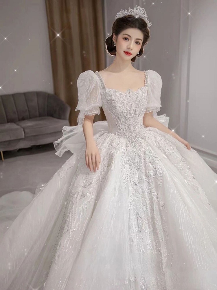  Land single wedding dress+XL  