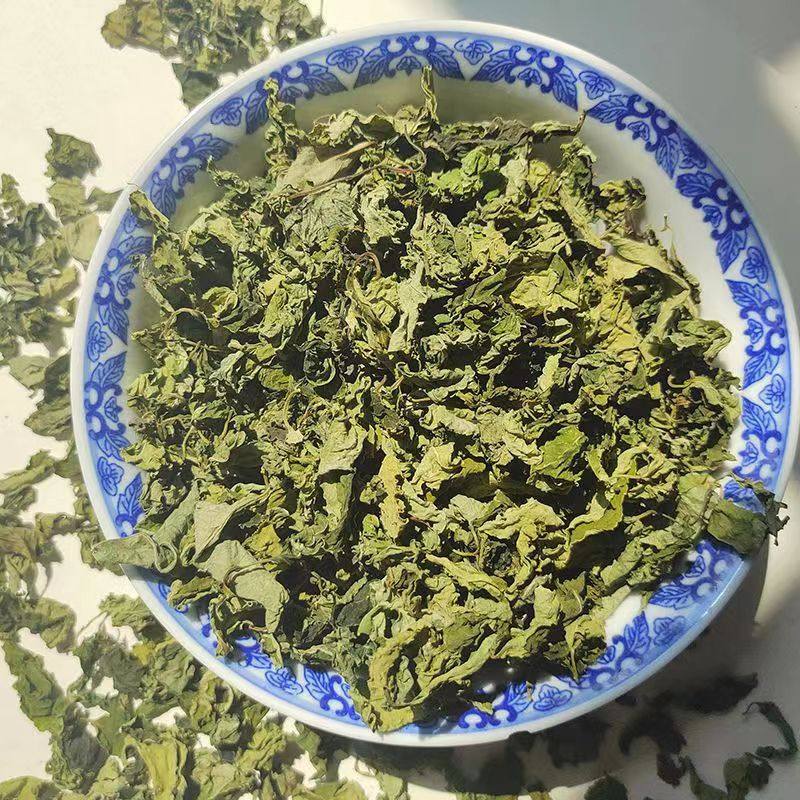 葛兰叶干货煮玉米碎糁苞米碴汤马齿苋芝麻红薯叶野生山菜栾川特产
